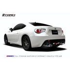 Tomei Carbon Fiber Rear Bumper Cover (Right), 2013-2020 BRZ/FR-S/86 - Angle 5
