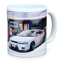 Tomei Coffee Mug w/ R33 GT-R Car Life Garage