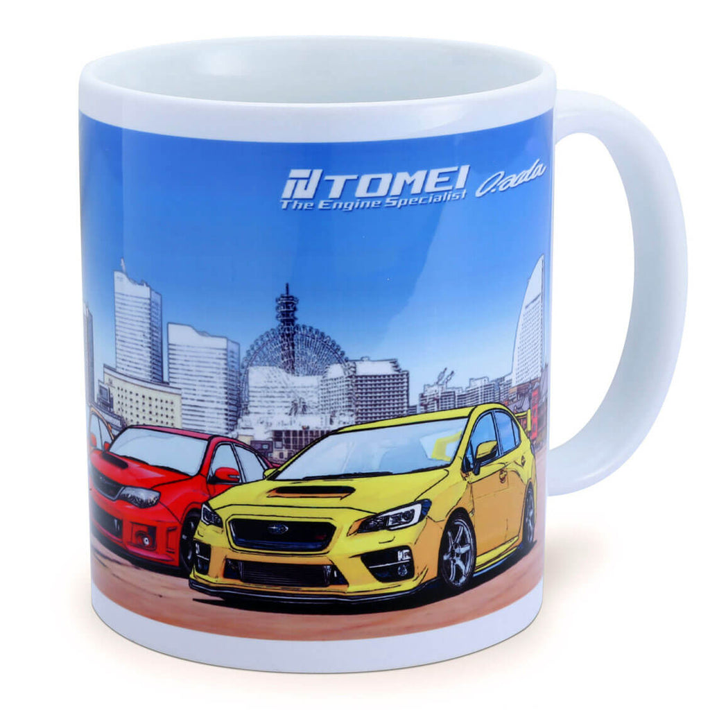 Tomei Coffee Mug w/ WRX/STi Minatomirai Yokohama