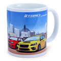 Tomei Coffee Mug w/ WRX/STi Minatomirai Yokohama
