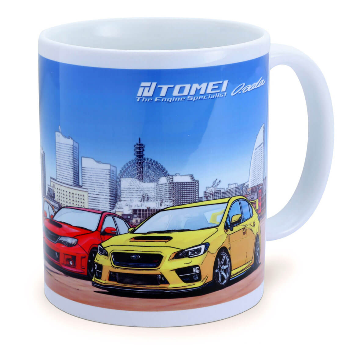 Tomei Coffee Mug w/ WRX/STi Minatomirai Yokohama