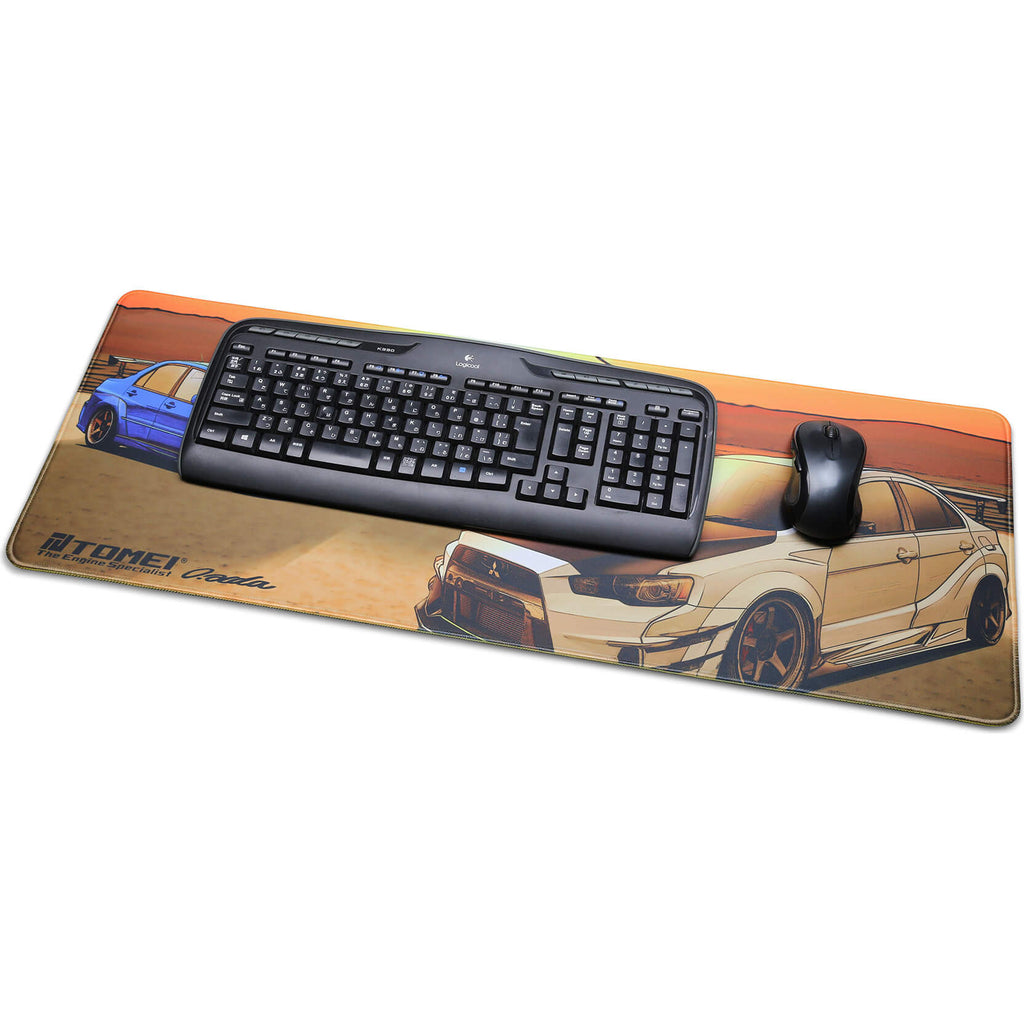 Tomei Desk Pad EVO Sunset Lake Kawaguchi - Angle 4