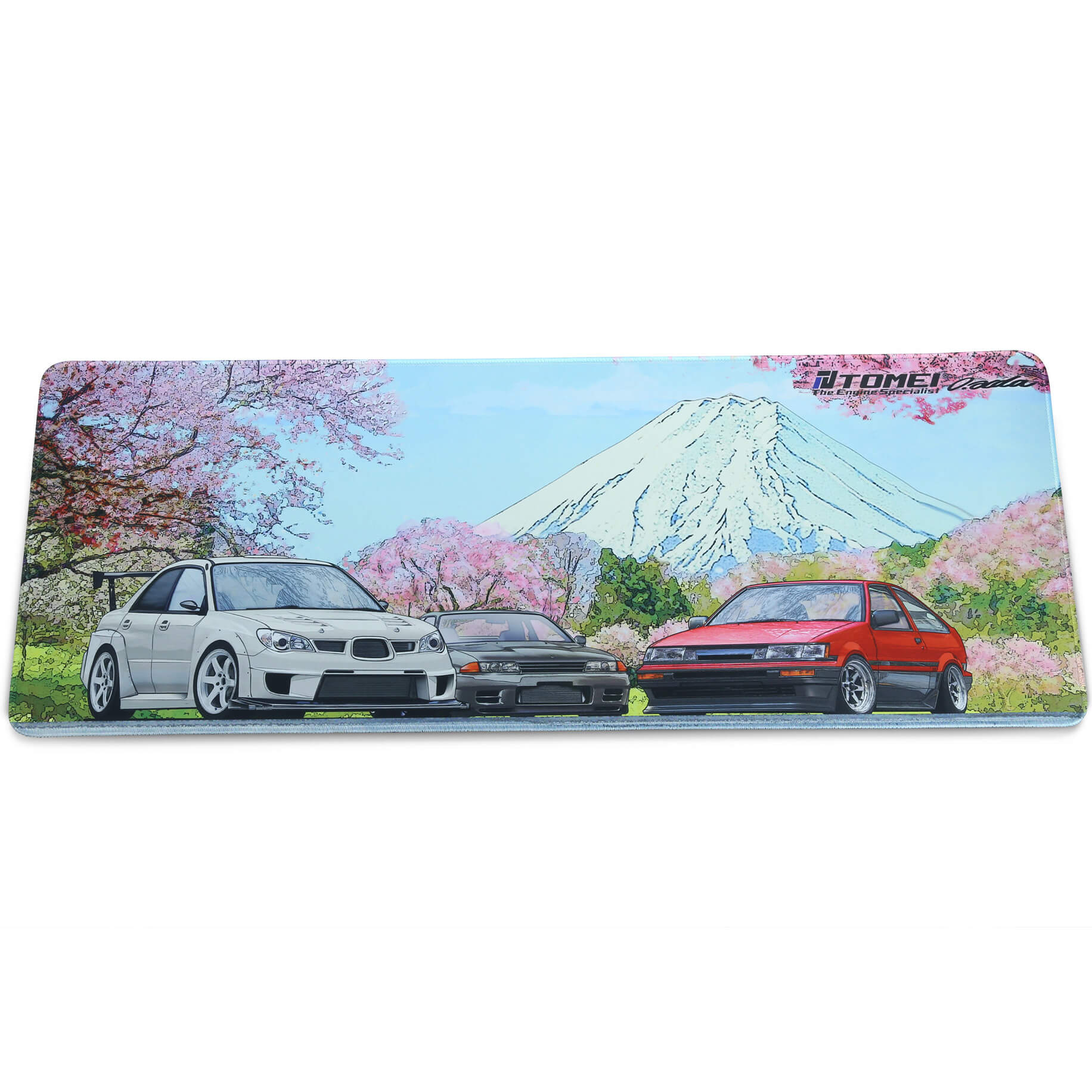 Tomei Desk Pad GDB/BNR32/AE86 Cherry Blossom Mt.fuji - Angle 2