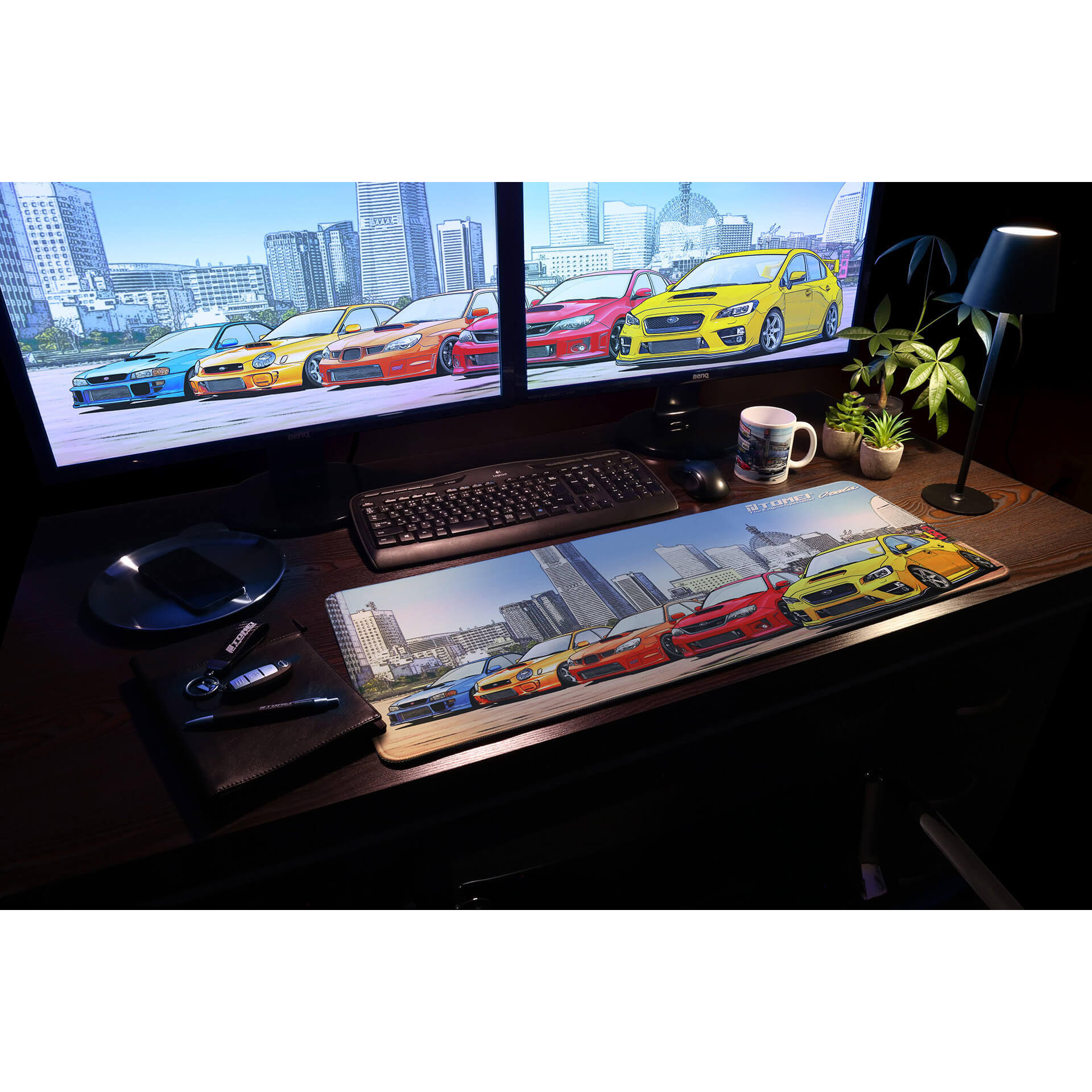 Tomei Desk Pad WRX/STi Minatomirai Yokohama - Angle 3