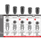 Tomei Duracon Shift Knob Type-SS (60mm, M12x1.25mm), Most Subaru Cars - Angle 2