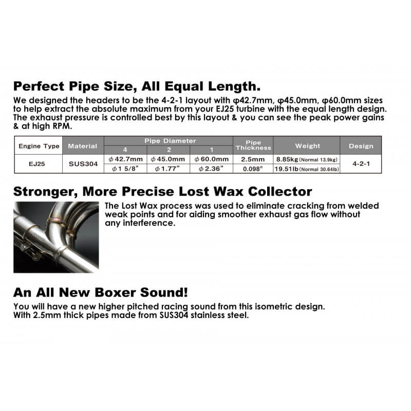 Tomei Expreme Exhaust Manifold (Equal Length), 2004-2021 STi & 2008-2014 WRX - Angle 3