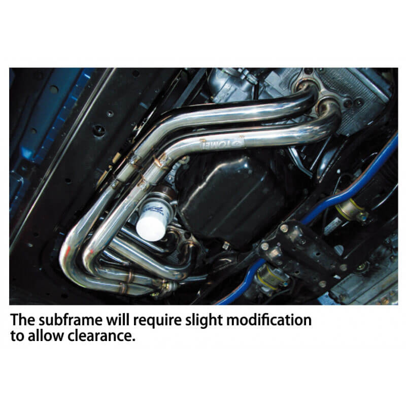 Tomei Expreme Exhaust Manifold (Unequal Length), 2002-2014 WRX & 2004-2021 STi - Angle 4