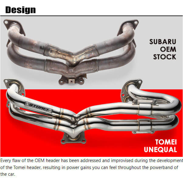 Tomei Expreme Exhaust Manifold (Unequal Length), 2015-2021 WRX - Angle 2