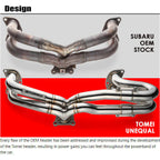 Tomei Expreme Exhaust Manifold (Unequal Length), 2015-2021 WRX - Angle 2