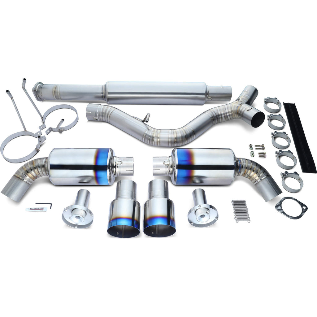 Tomei Expreme Ti Full Titanium Cat-Back Exhaust (Dual Exit, Type-D), 2022-2026 BRZ & GR86