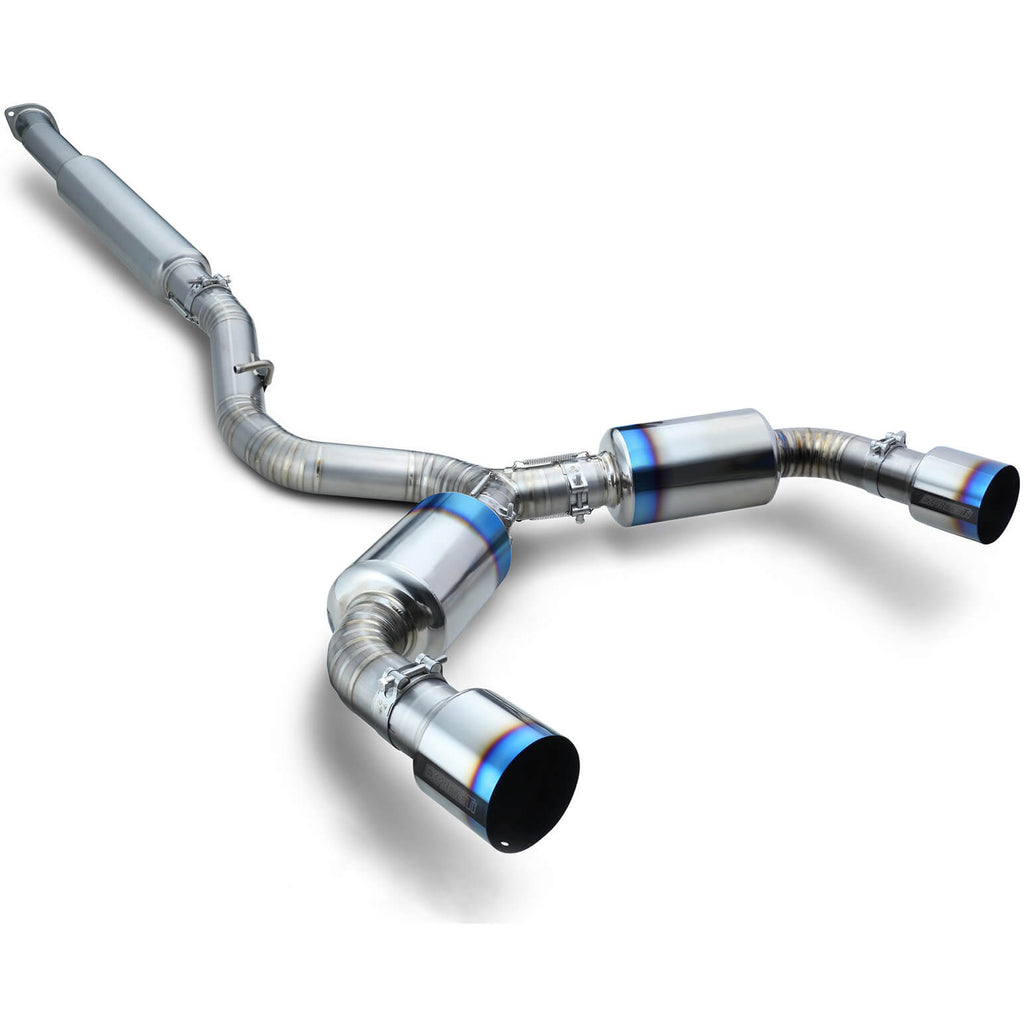 Tomei Expreme Ti Full Titanium Cat-Back Exhaust (Dual Exit, Type-D), 2022-2026 BRZ & GR86 - Angle 2