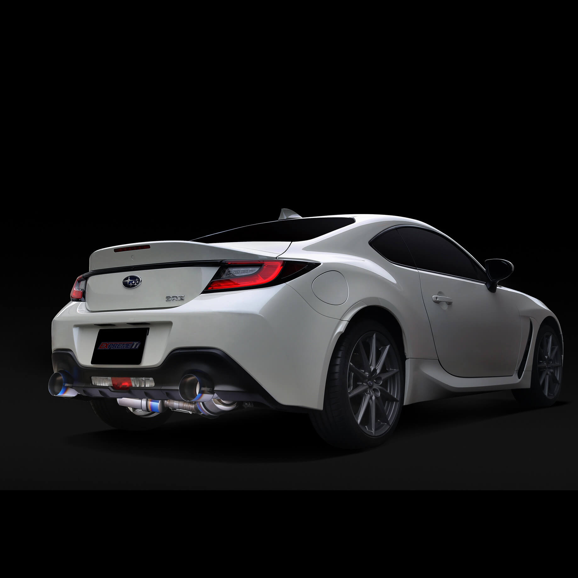 Tomei Expreme Ti Full Titanium Cat-Back Exhaust (Dual Exit, Type-D), 2022-2026 BRZ & GR86 - Angle 4
