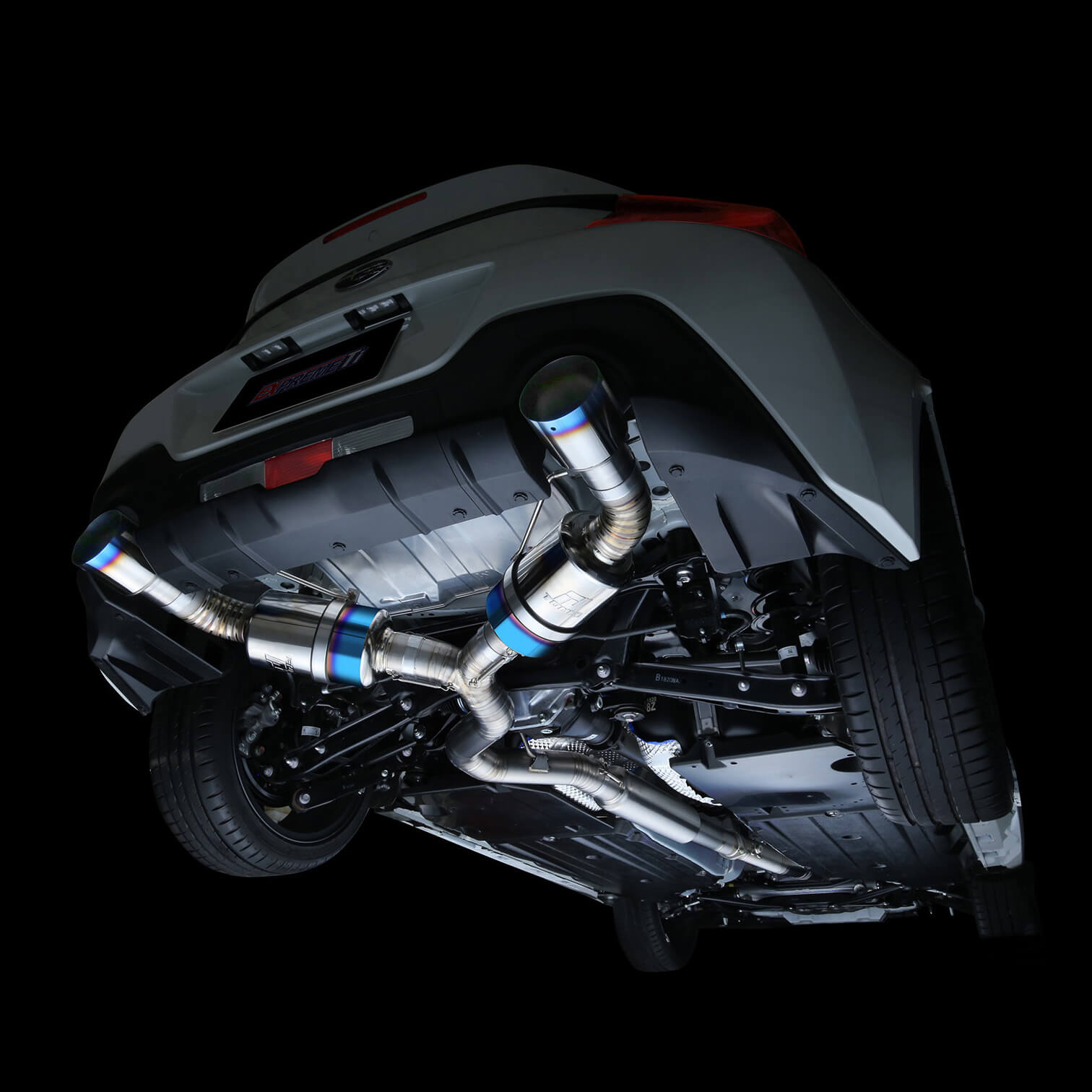 Tomei Expreme Ti Full Titanium Cat-Back Exhaust (Dual Exit, Type-D), 2022-2026 BRZ & GR86 - Angle 5