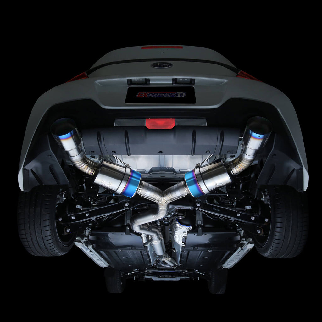 Tomei Expreme Ti Full Titanium Cat-Back Exhaust (Dual Exit, Type-D), 2022-2026 BRZ & GR86 - Angle 6
