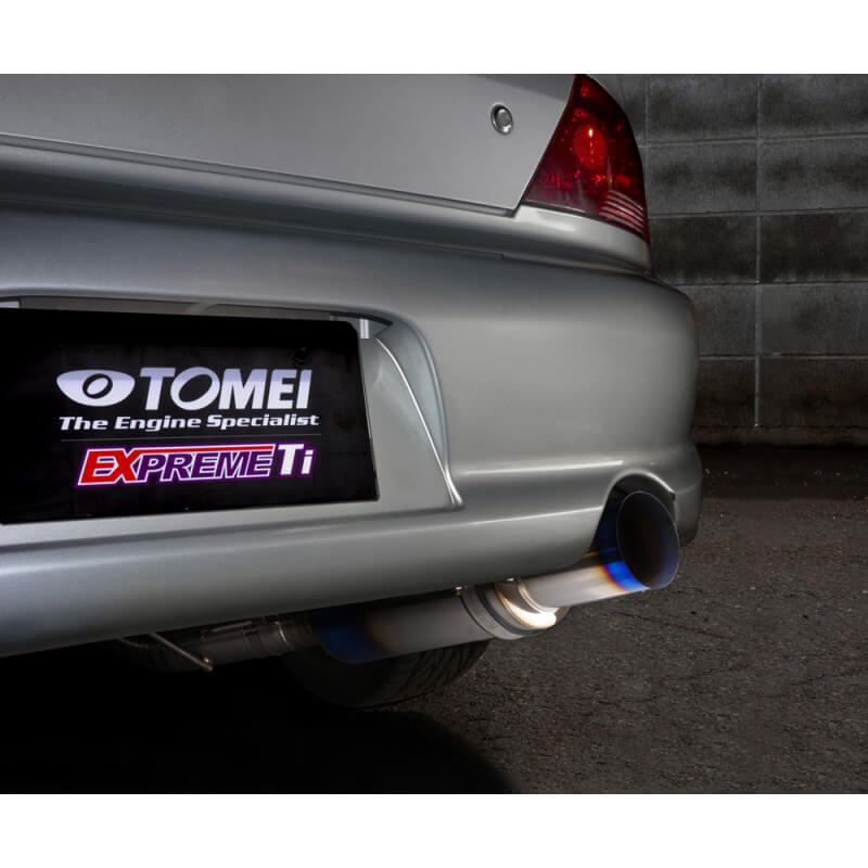 Tomei Expreme Ti Full Titanium Cat-Back Exhaust System, 2003-2006 EVO 8 & 9 - Angle 3