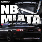 Tomei Expreme Ti Full Titanium Cat-Back Exhaust System, 1999-2005 Miata - Angle 5
