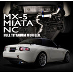 Tomei Expreme Ti Full Titanium Cat-Back Exhaust System, 2006-2015 MX-5 Miata - Angle 2