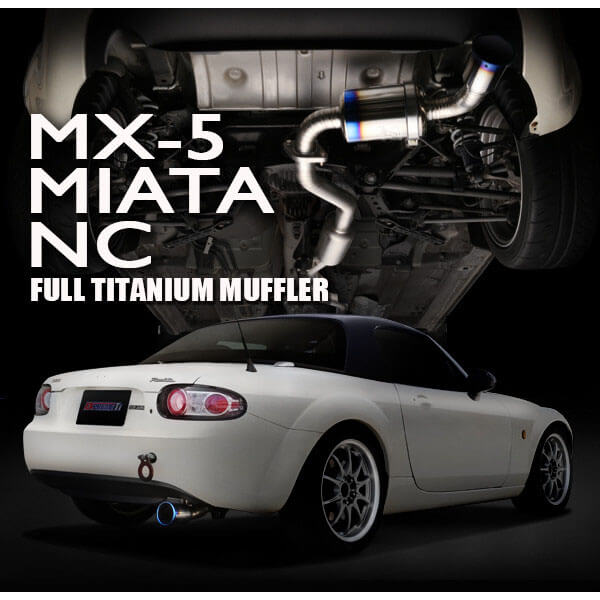 Tomei Expreme Ti Full Titanium Cat-Back Exhaust System, 2006-2015 MX-5 Miata - Angle 2