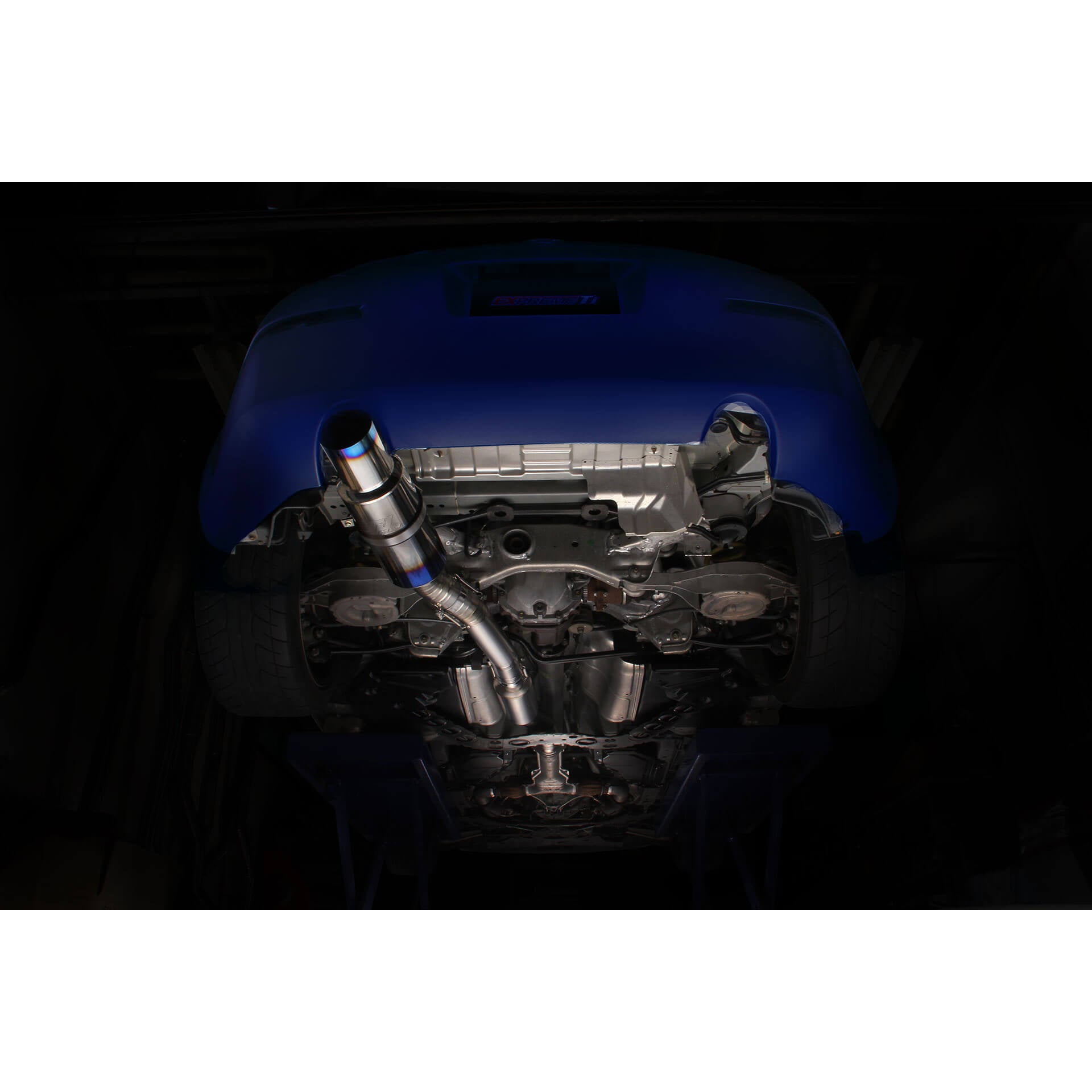 Tomei Expreme Ti Full Titanium Cat-Back Exhaust System, 2003-2009 350Z - Angle 3