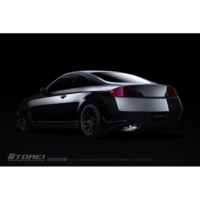 Tomei Expreme Ti Full Titanium Cat-Back Exhaust System, G35 Coupe - Angle 2