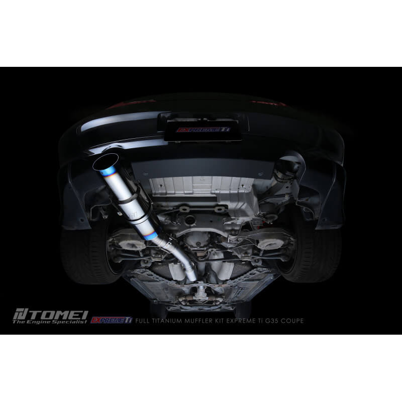 Tomei Expreme Ti Full Titanium Cat-Back Exhaust System, G35 Coupe - Angle 5