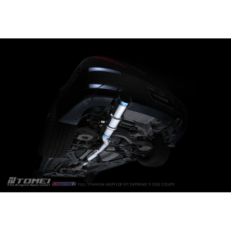 Tomei Expreme Ti Full Titanium Cat-Back Exhaust System, G35 Coupe - Angle 6