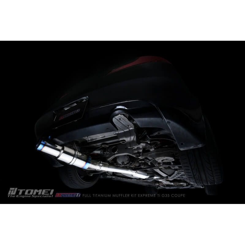 Tomei Expreme Ti Full Titanium Cat-Back Exhaust System, G35 Coupe - Angle 7