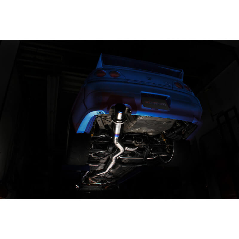 Tomei Expreme Ti Full Titanium Cat-Back Exhaust System, Skyline GT-R R33 - Angle 4