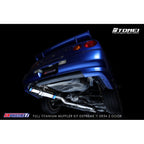 Tomei Expreme Ti Full Titanium Cat-Back Exhaust System, Skyline ER34 2-Door - Angle 5