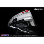 Tomei Expreme Ti Full Titanium Cat-Back Exhaust System, Skyline ER34 4-Door - Angle 5