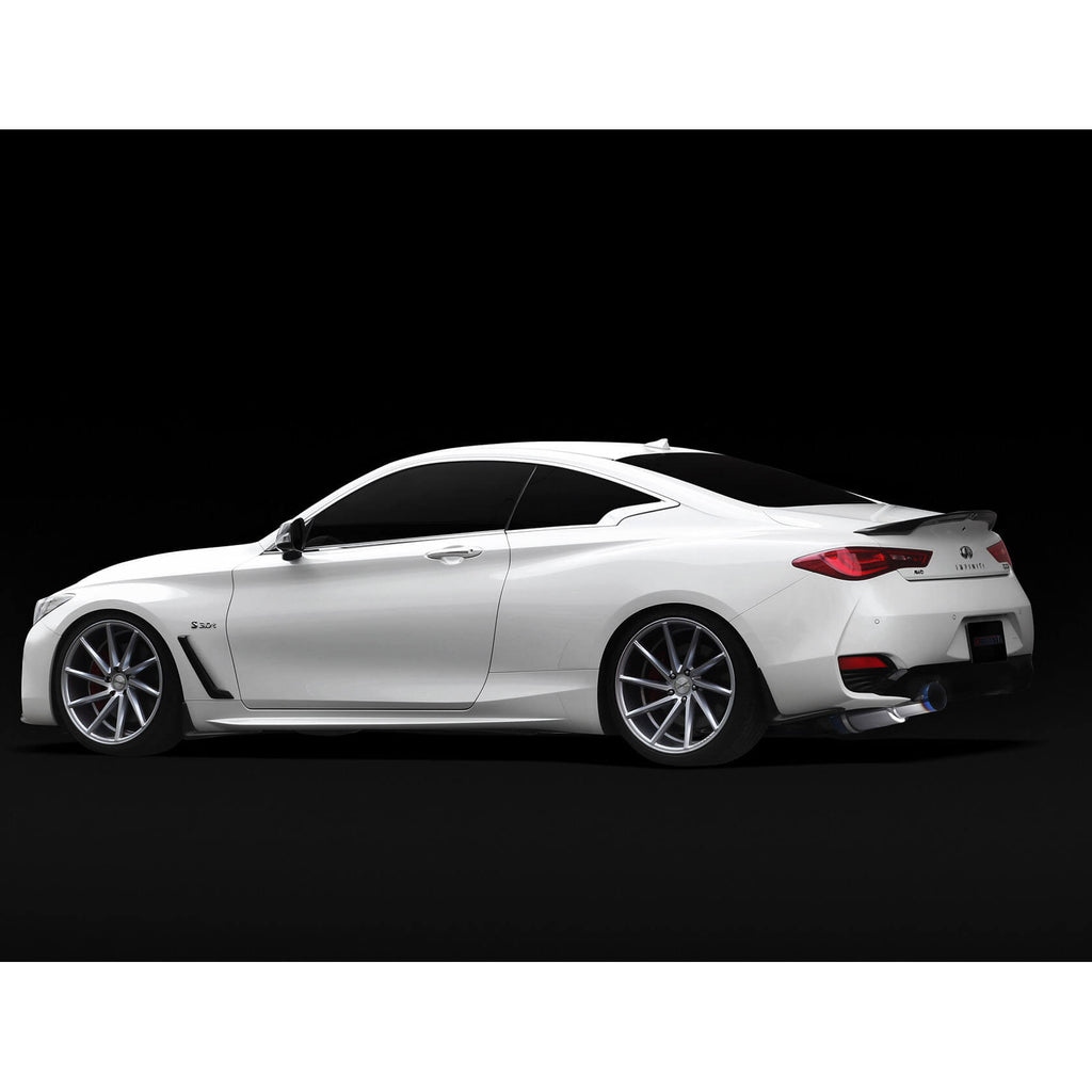 Tomei Expreme Ti Full Titanium Cat-Back Exhaust System, Infiniti Q60 - Angle 2