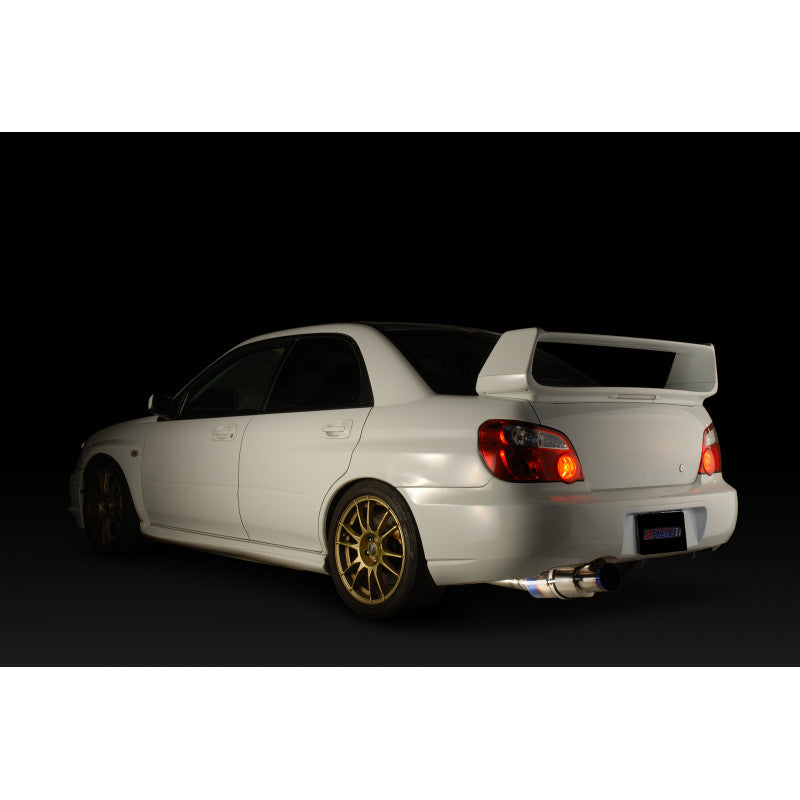Tomei Expreme Ti Full Titanium Cat-Back Exhaust System, 2002-2007 WRX & STi JDM - Angle 2