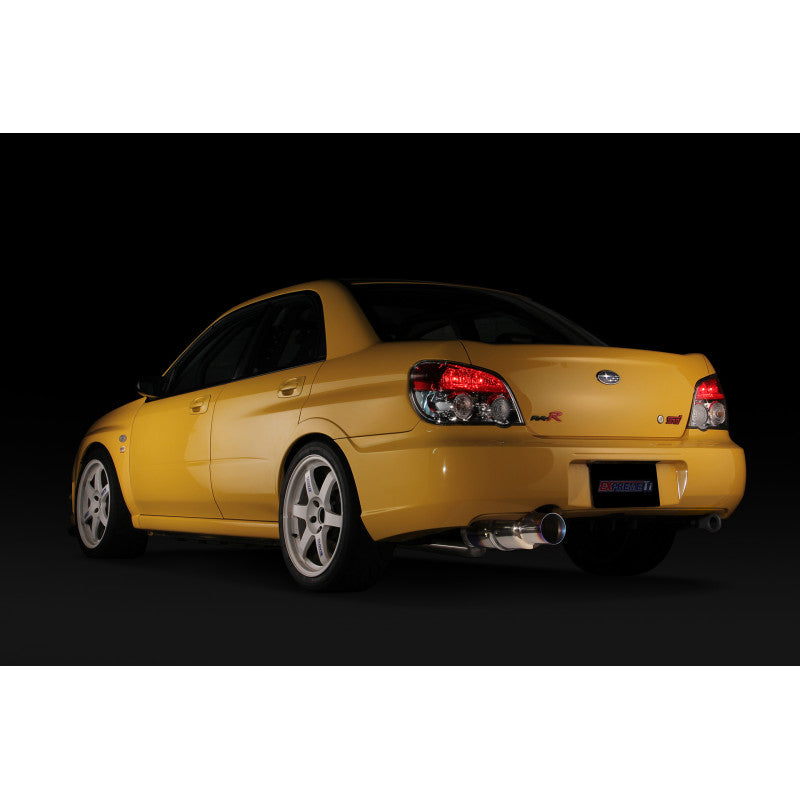 Tomei Expreme Ti Full Titanium Cat-Back Exhaust System, 2002-2007 WRX & STi (JDM) - Angle 2