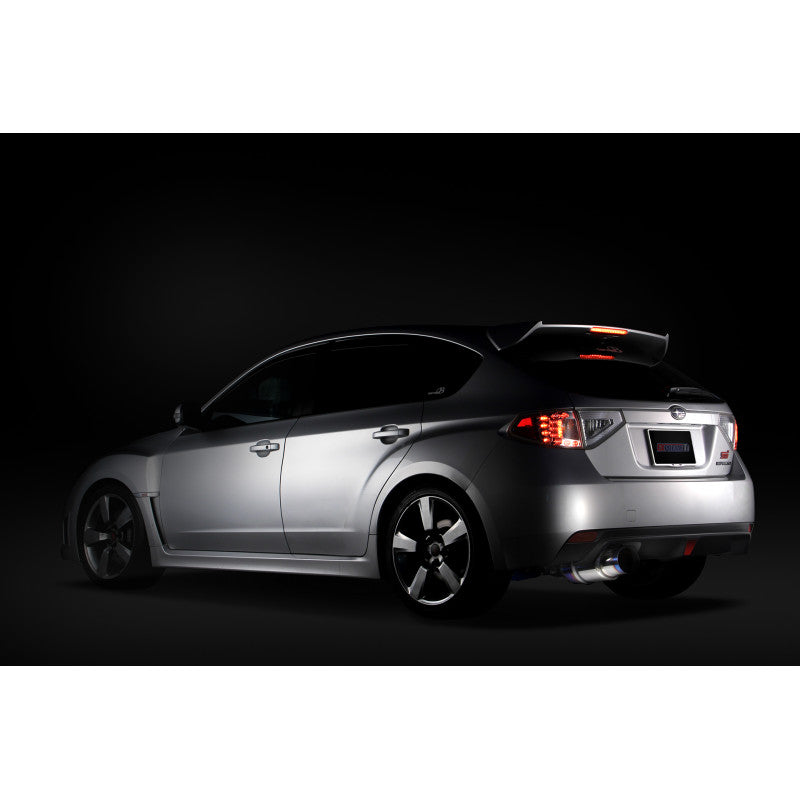 Tomei Expreme Ti Full Titanium Cat-Back Exhaust System, JDM 2008-2014 STi (Hatch) - Angle 3