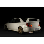 Tomei Expreme Ti Full Titanium Cat-Back Exhaust System, 2002-2007 WRX & STi - Angle 3