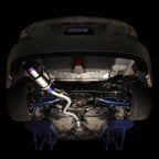 Tomei Expreme Ti Full Titanium Cat-Back Exhaust System, 2008-2014 STi & 2011-2014 WRX (Hatch) - Angle 3