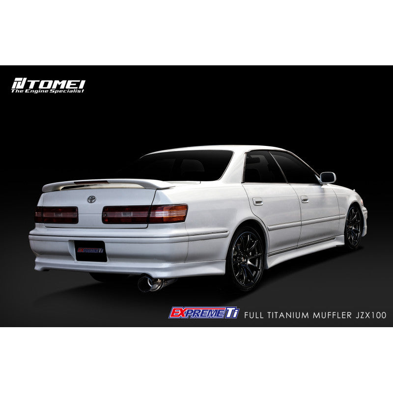 Tomei Expreme Ti Full Titanium Cat-Back Exhaust System, CHACER/MARK2 JZX100 - Angle 2