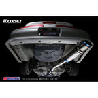 Tomei Expreme Ti Full Titanium Cat-Back Exhaust System, CHACER/MARK2 JZX100 - Angle 3