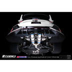 Tomei Expreme Ti Full Titanium Cat-Back Exhaust System (Type-D), 2017-2021 Civic Type R - Angle 7