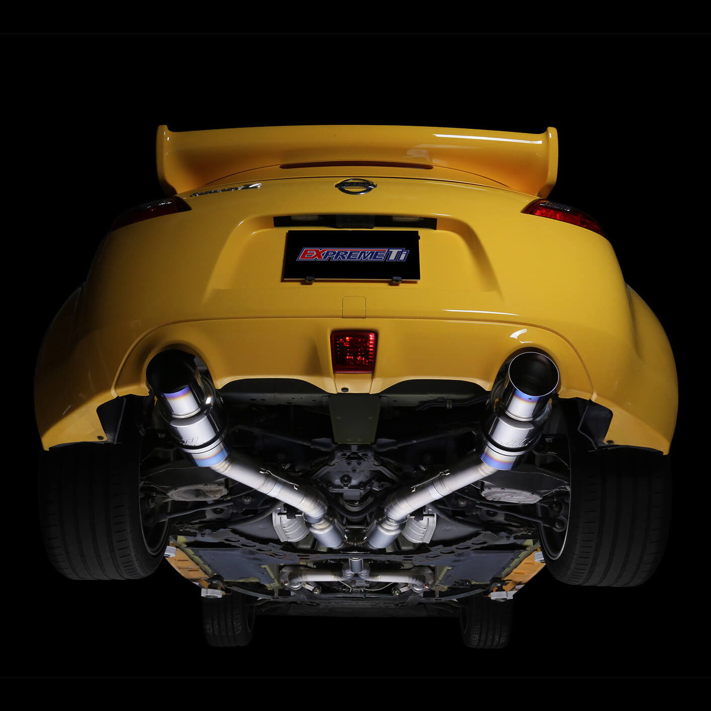 Tomei Expreme Ti Full Titanium Cat-Back Exhaust System (Type-D), 2009-2020 370Z - Angle 6