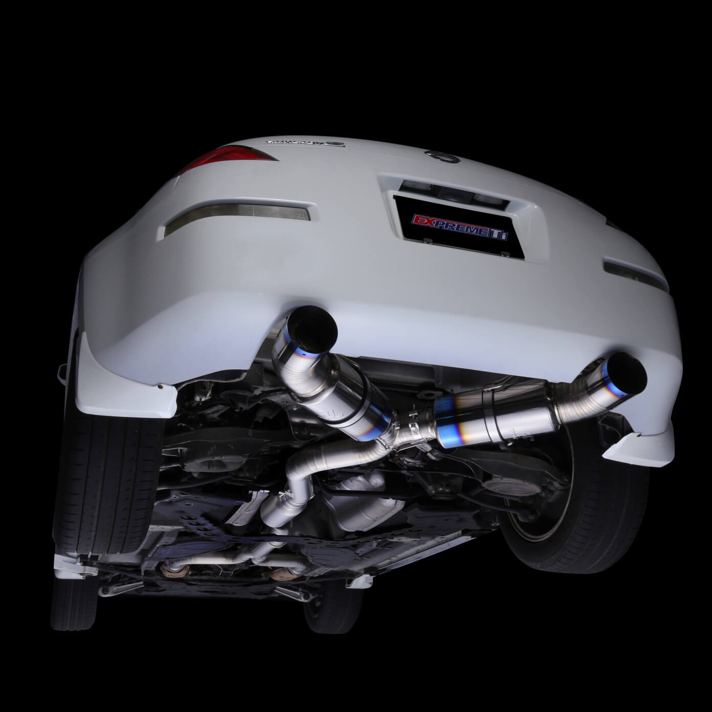 Tomei Expreme Ti Full Titanium Cat-Back Exhaust System (Type-D), 2003-2009 350Z - Angle 6