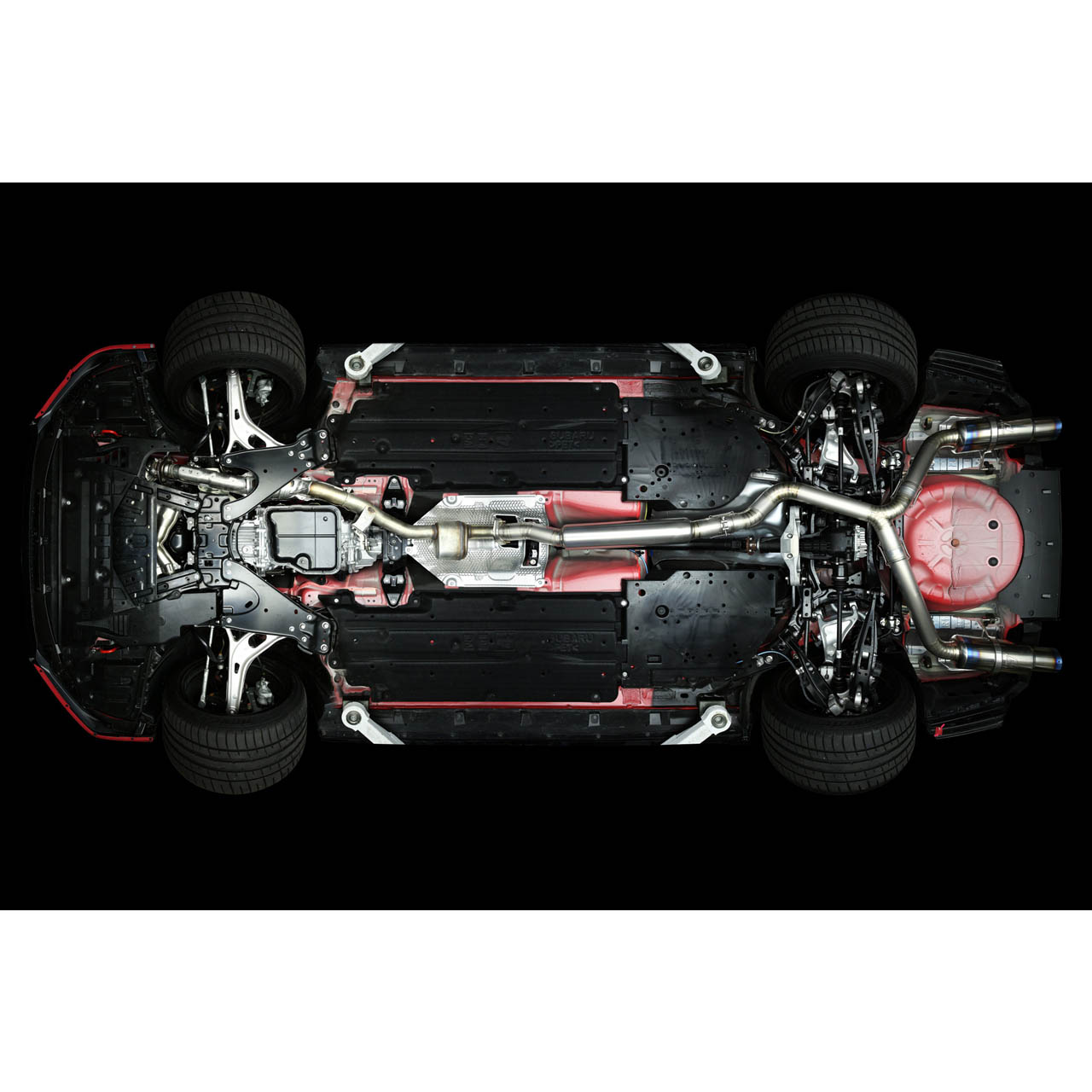 Tomei Expreme Ti Full Titanium Cat-Back Exhaust System (Type-D), 2022-2026 WRX - Angle 6