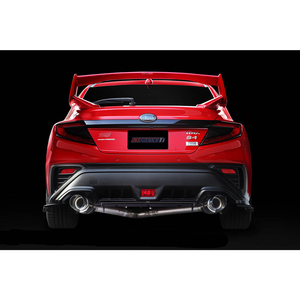 Tomei Expreme Ti Full Titanium Cat-Back Exhaust System (Type-D), 2022-2026 WRX - Angle 7