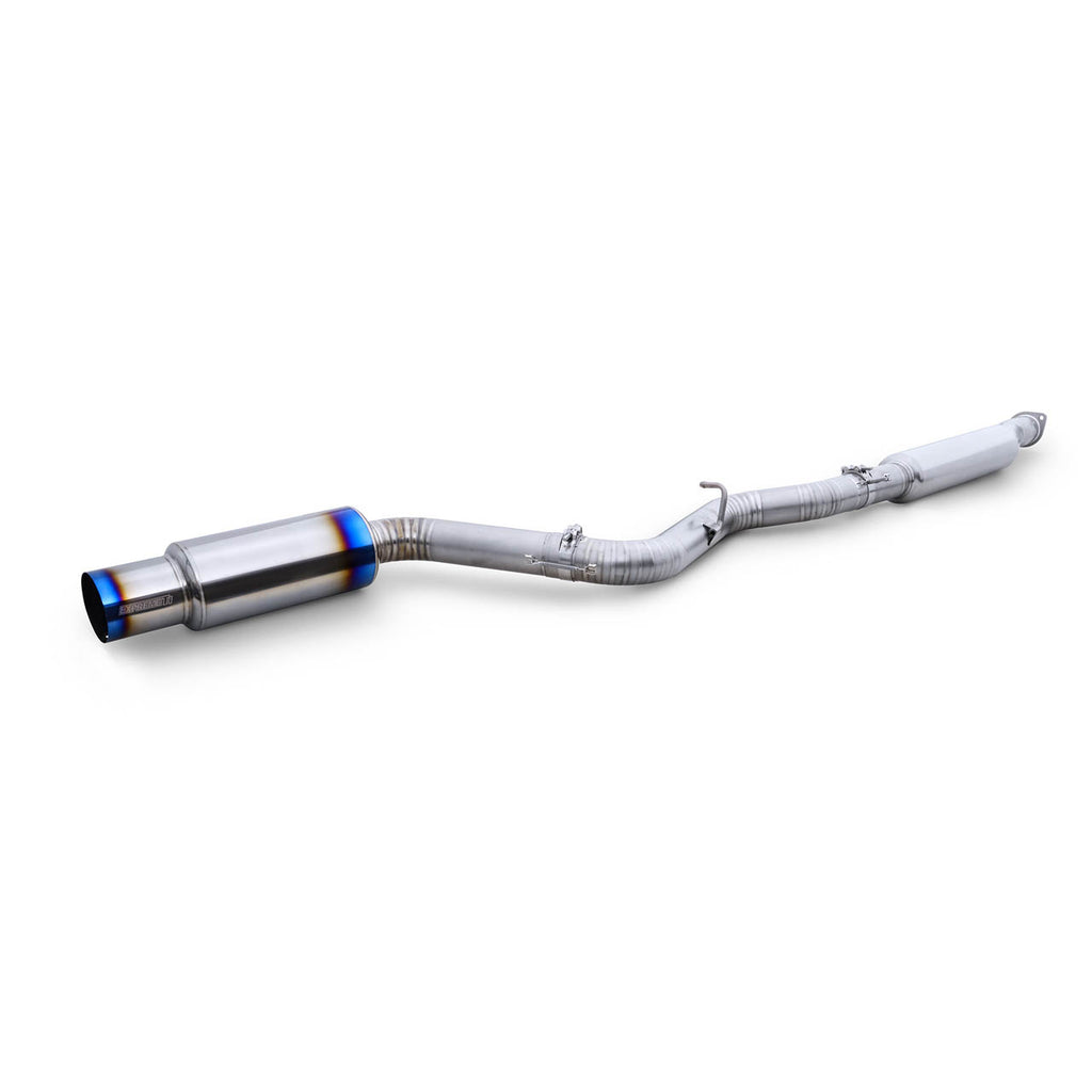 Tomei Expreme Ti Full Titanium Cat-Back Exhaust System (Type-R Single Exit), 2022-2026 WRX - Angle 2