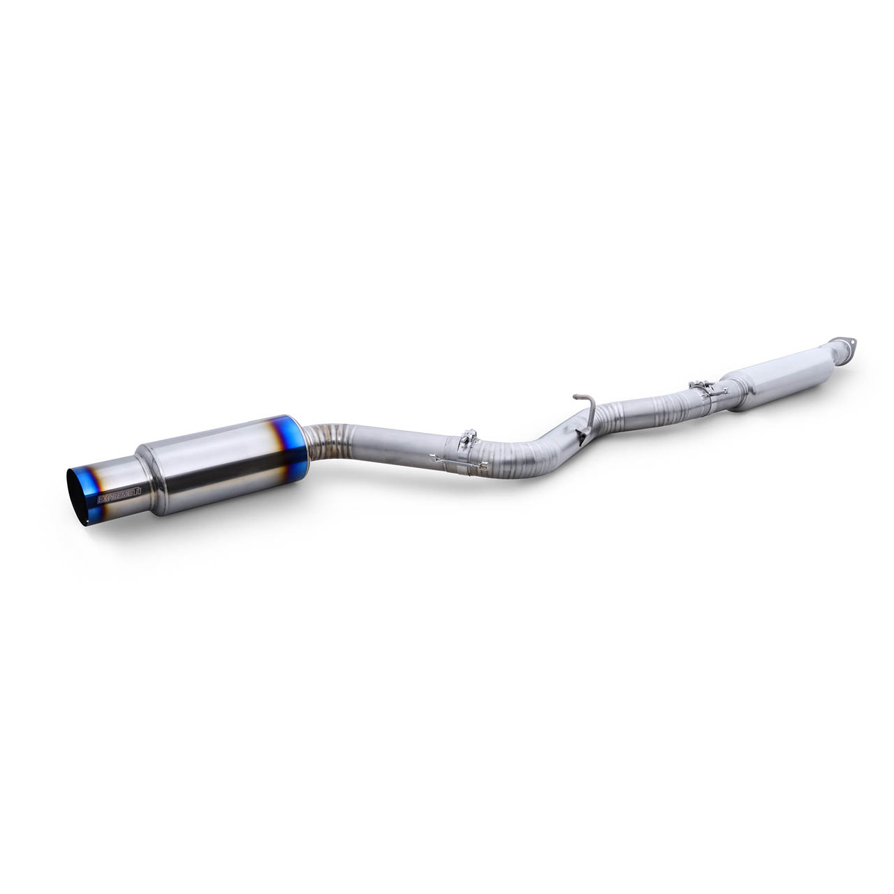Tomei Expreme Ti Full Titanium Cat-Back Exhaust System (Type-R Single Exit), 2022-2026 WRX - Angle 2