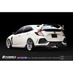 Tomei Expreme Ti Full Titanium Cat-Back Exhaust System (Type-R), 2017-2021 Civic Type R - Angle 4