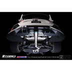 Tomei Expreme Ti Full Titanium Cat-Back Exhaust System (Type-R), 2017-2021 Civic Type R - Angle 7