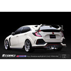 Tomei Expreme Ti Full Titanium Cat-Back Exhaust System (Type-S), 2017-2021 Civic Type R - Angle 4