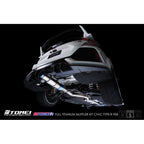 Tomei Expreme Ti Full Titanium Cat-Back Exhaust System (Type-S), 2017-2021 Civic Type R - Angle 6