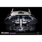 Tomei Expreme Ti Full Titanium Cat-Back Exhaust System (Type-S), 2017-2021 Civic Type R - Angle 7
